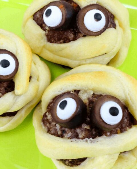 Roundup Image for Halloween Mummy Recipes 