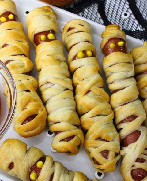 Roundup Image for Halloween Mummy Recipes 