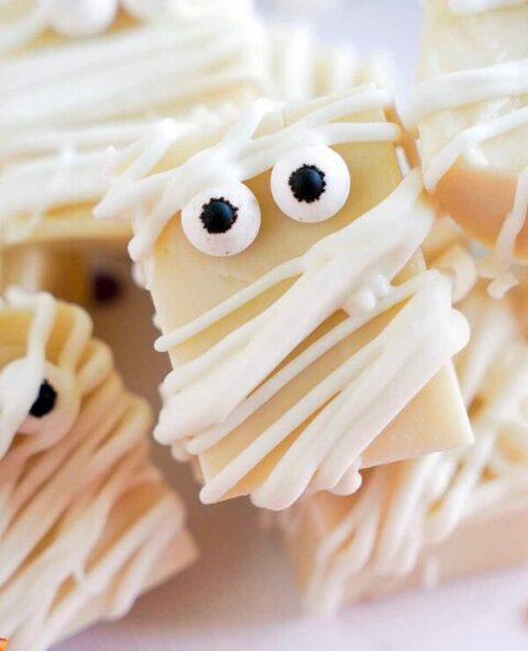 Roundup Image for Halloween Mummy Recipes 