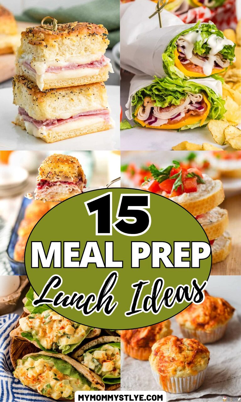 Roundup Image for Meal Prep Lunch Ideas 