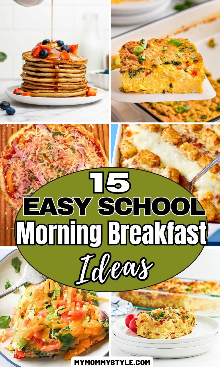 Roundup Image for Easy School Morning Breakfast Ideas 