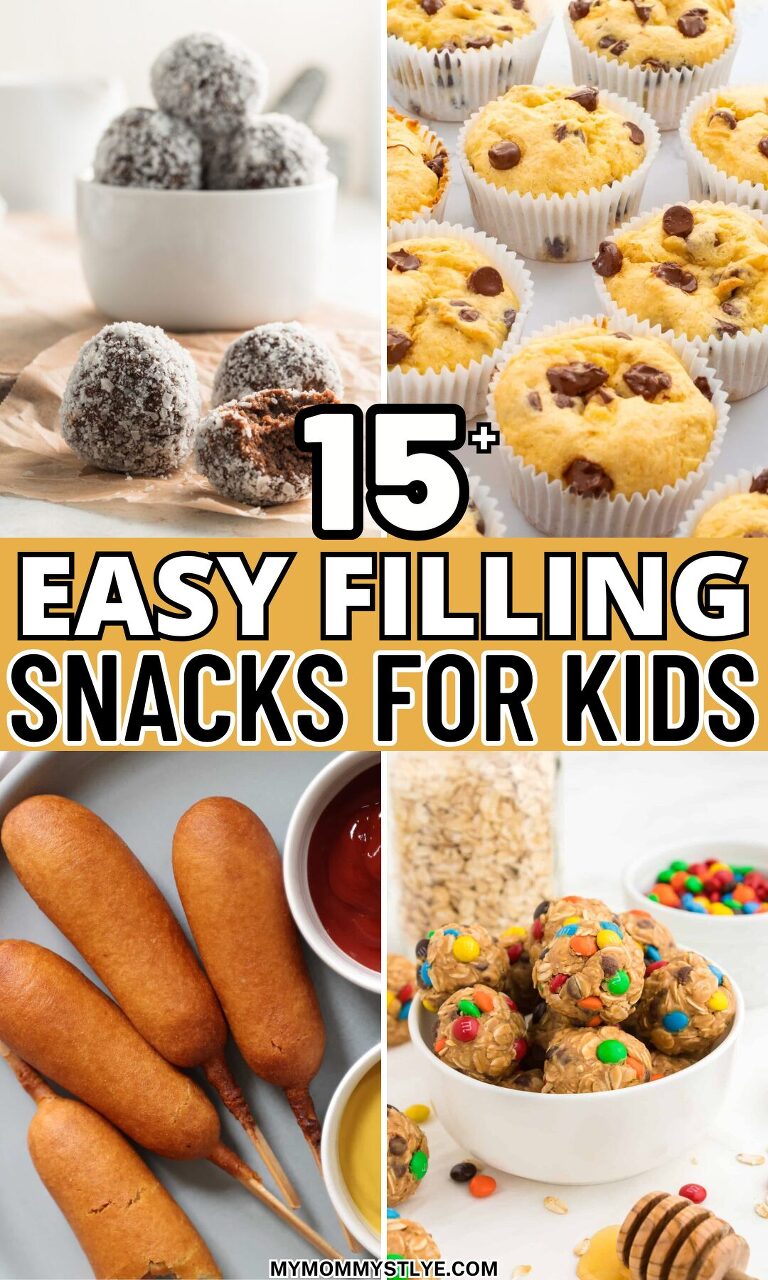 Roundup Image for Easy Filling Snacks for Kids 
