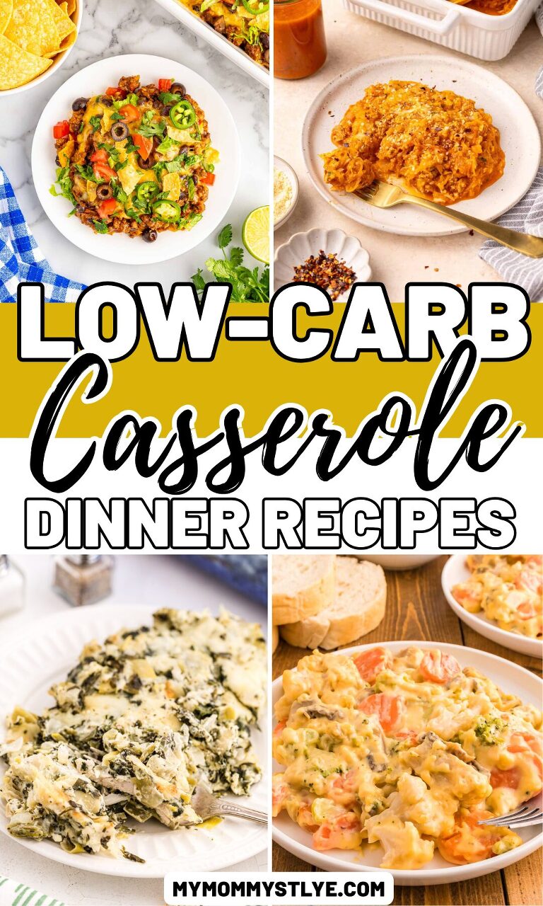 Roundup Image for Low Carb Casserole Dinner Recipes 