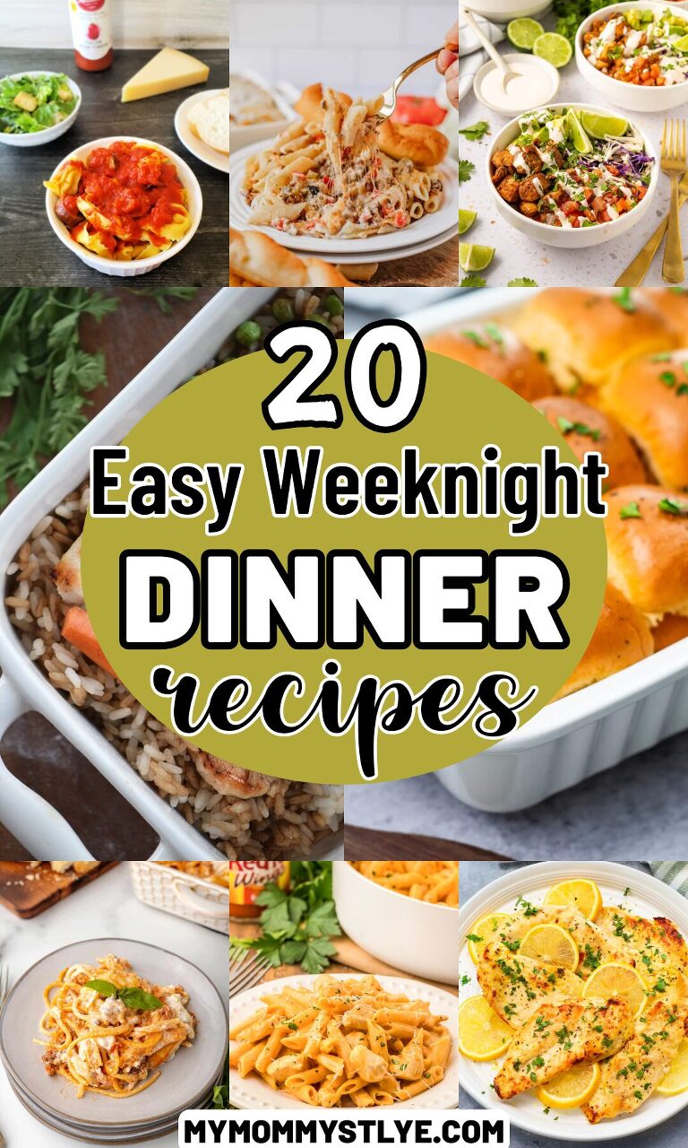 Roundup Image for Easy Weeknight Dinner Recipes 