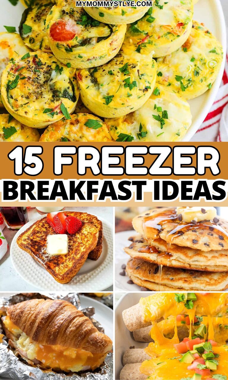 Roundup Image for Freezer Breakfast Ideas 