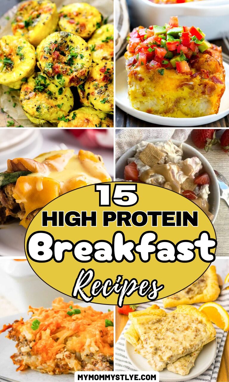 Roundup Image for High Protein Breakfast Recipes 