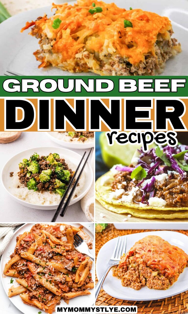 Roundup Image for Ground Beef Dinner Recipes

