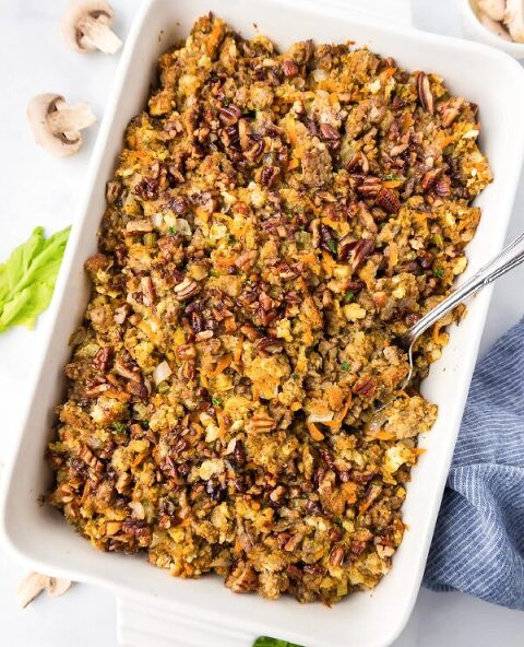 Roundup Image for Thanksgiving Stuffing Recipes

