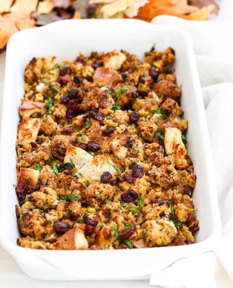 Roundup Image for Thanksgiving Stuffing Recipes

