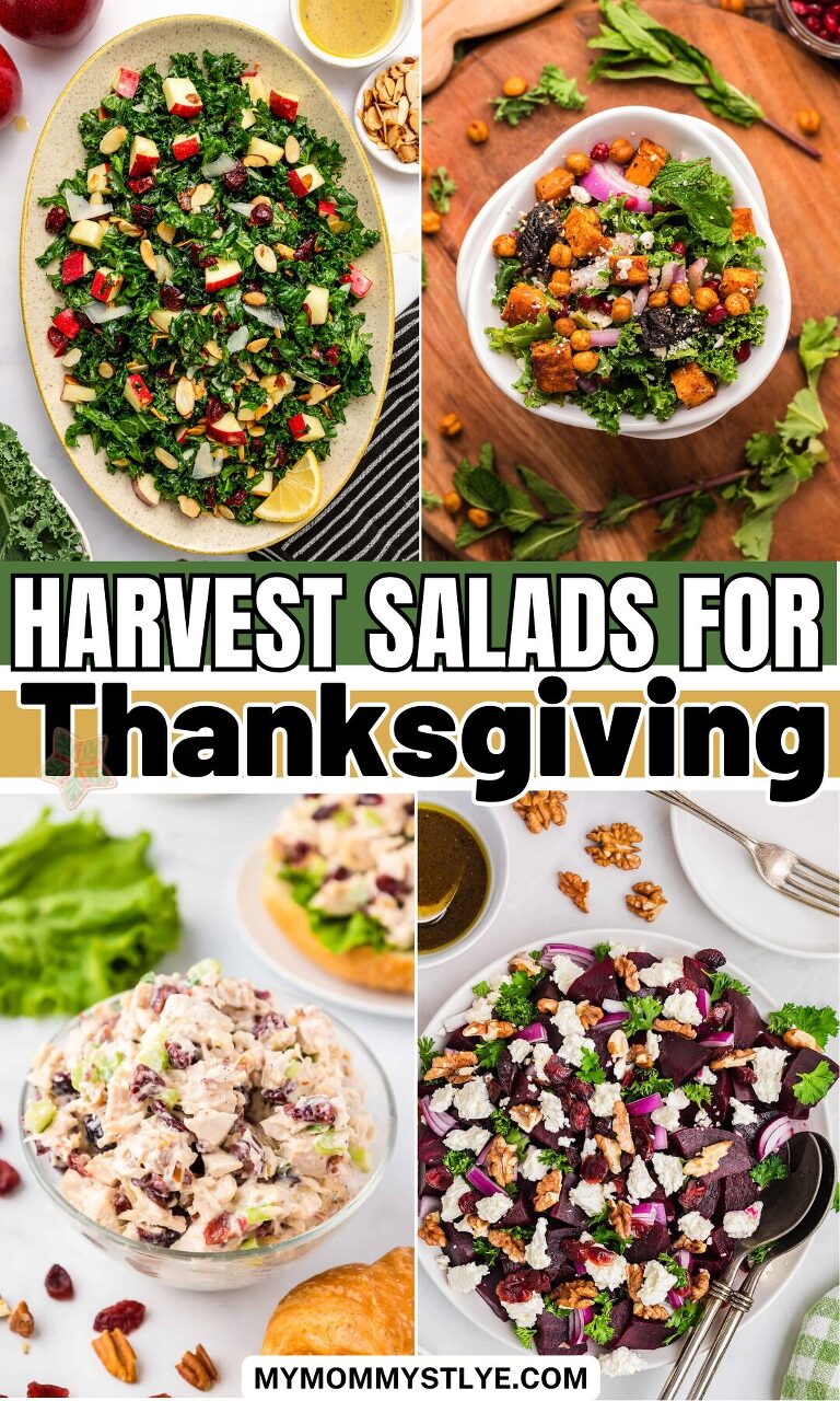 Roundup Image for Harvest Salads For Thanksgiving
