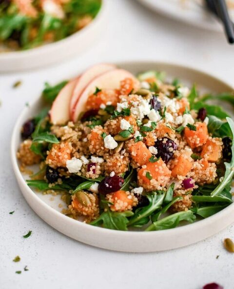 Roundup Image for Harvest Salads For Thanksgiving
