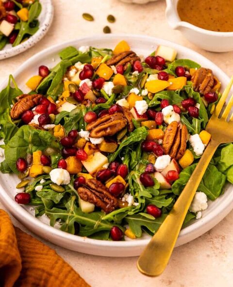 Roundup Image for Harvest Salads For Thanksgiving
