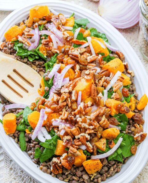 Roundup Image for Harvest Salads For Thanksgiving
