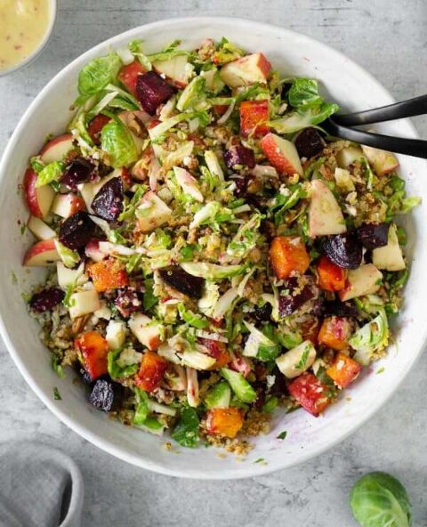 Roundup Image for Harvest Salads For Thanksgiving
