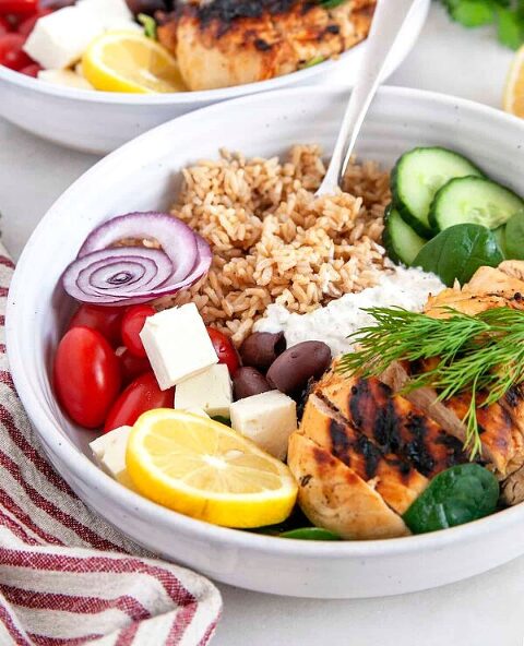 Roundup Image for High Protein Meal Prep Lunch Ideas
