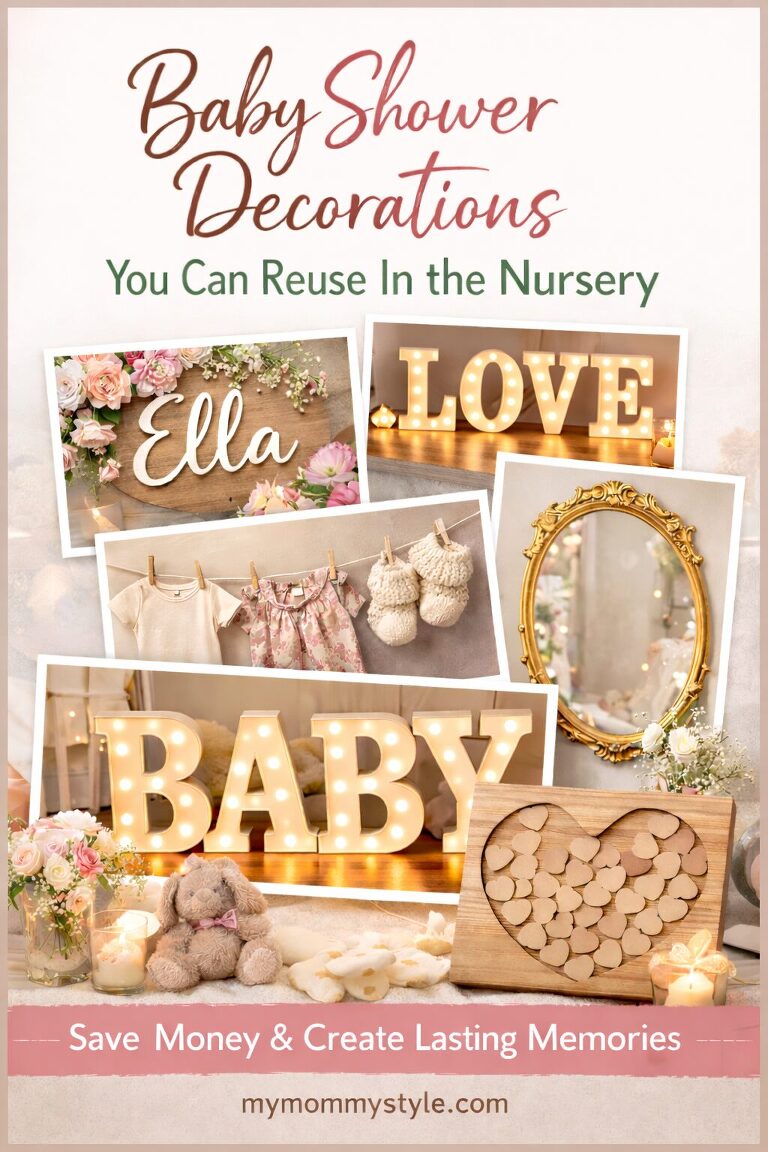 Baby shower decorations you can reuse in the nursery