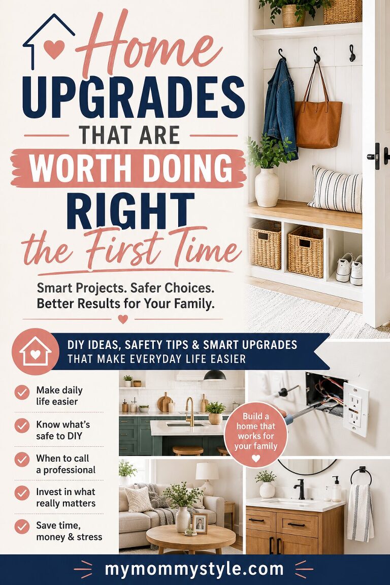 home upgrades thtat are worth doing right the first time, The best home upgrades for busy families—what to DIY, what to hire out, and what’s worth doing right the first time.