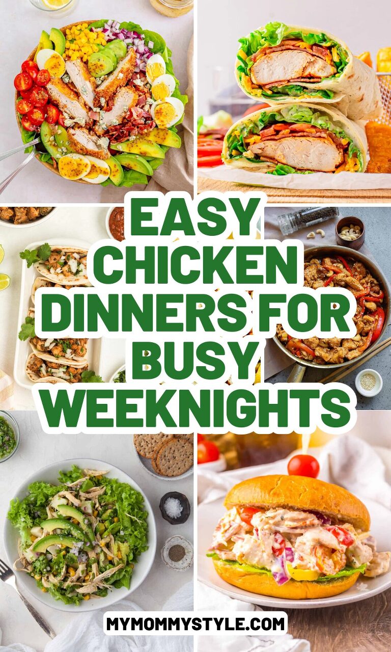 Roundup image for Easy Chicken Dinners for Busy Weeknights