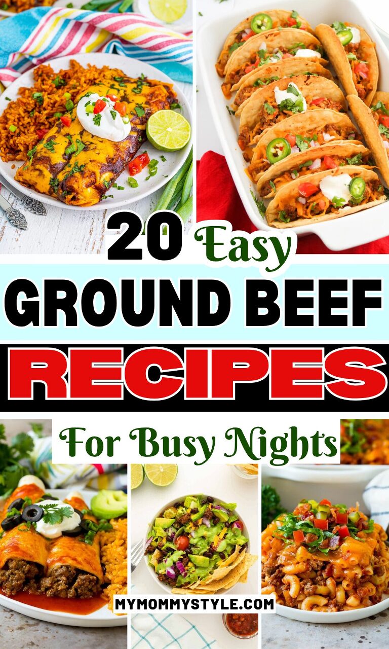 Roundup image for Easy Ground Beef Recipes for Busy Nights
