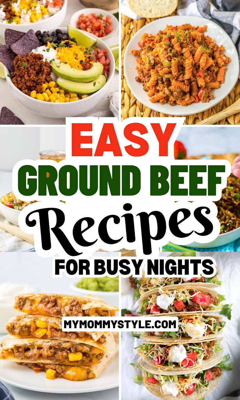 Roundup image for Easy Ground Beef Recipes for Busy Nights
